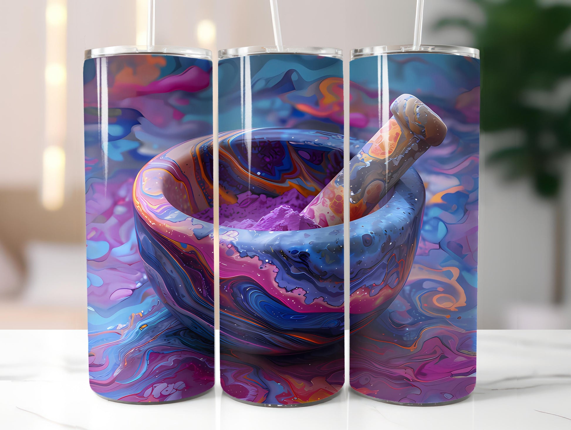 Herbalism 4 Tumbler Wrap - CraftNest - Digital Crafting and Art