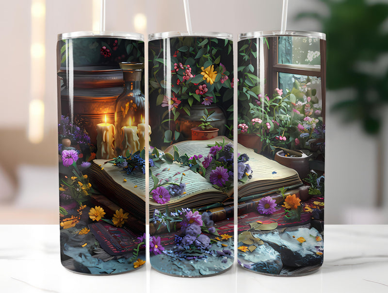 Herbalism 5 Tumbler Wrap - CraftNest - Digital Crafting and Art