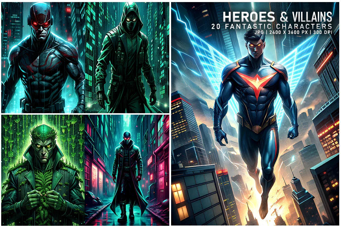 Heroes and Villains - Characters