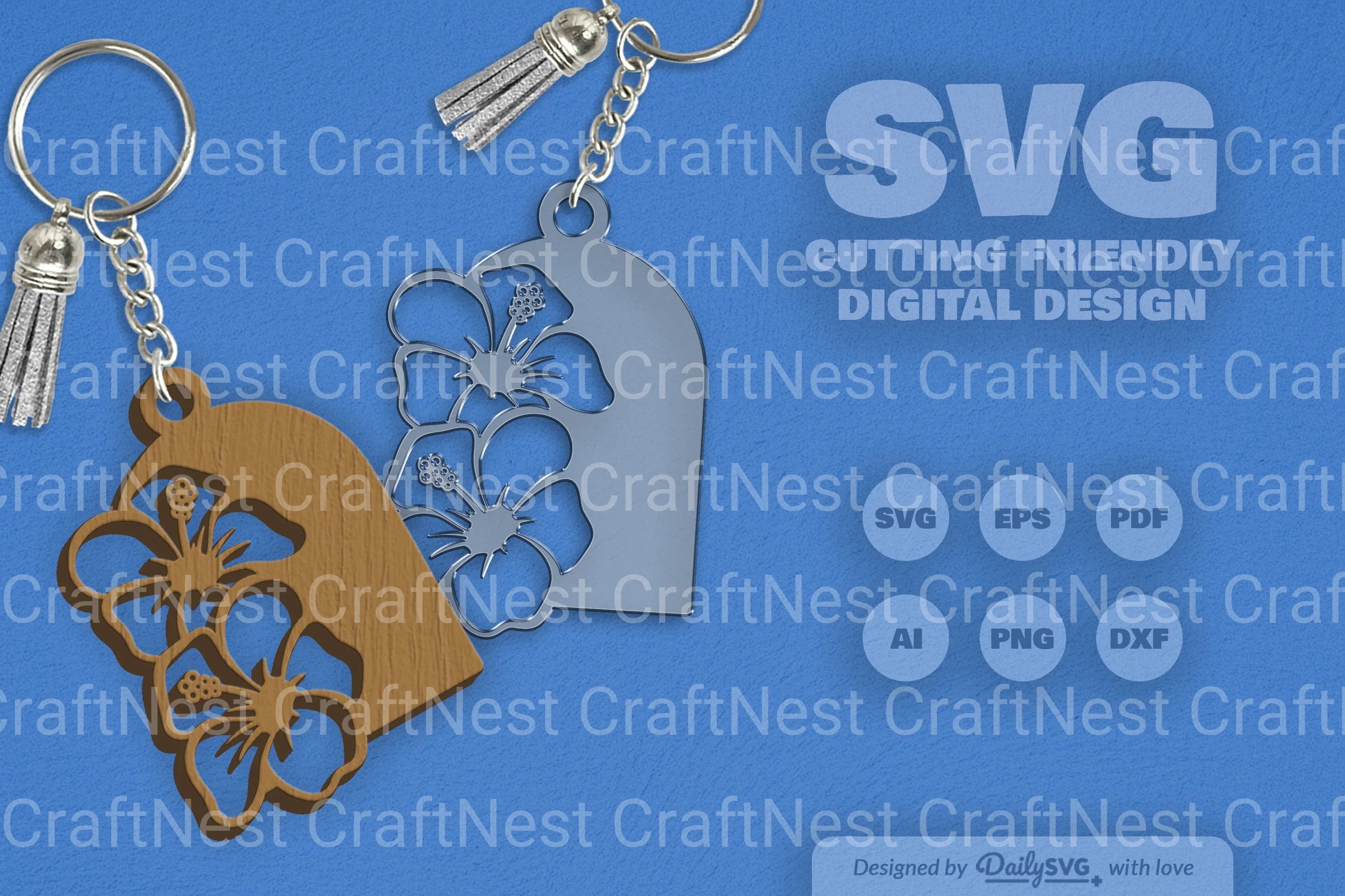 Hibiscus Flower SVG Bundle