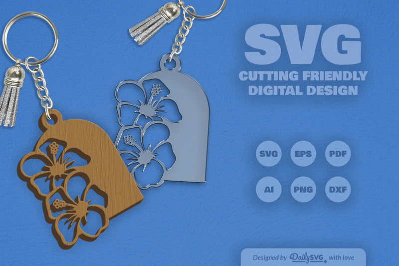 Hibiscus Flower SVG Bundle 4 - CraftNest - Digital Crafting and Art