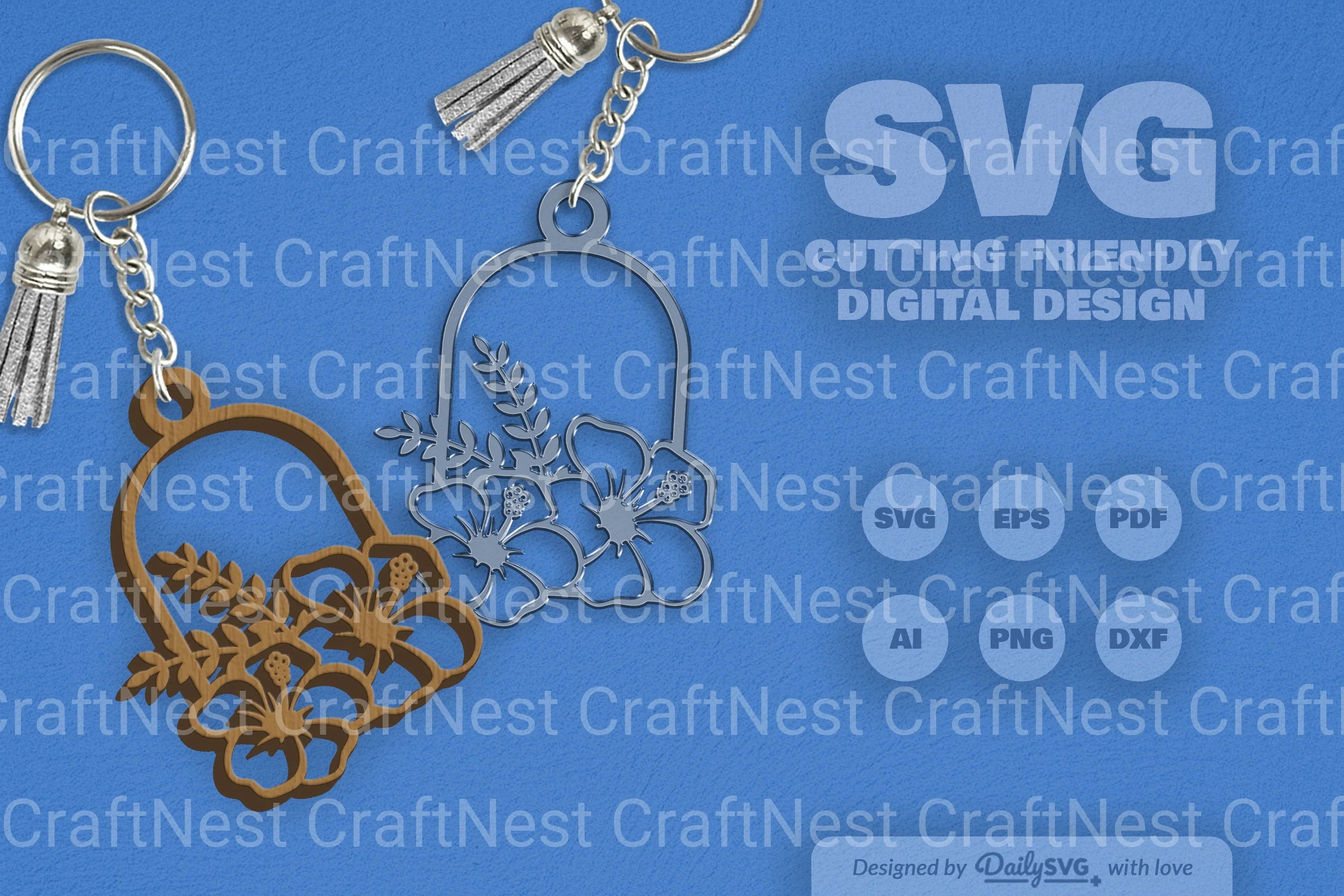 Hibiscus Flower SVG Bundle