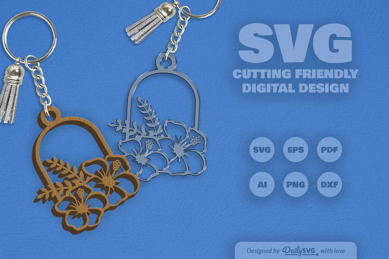 Hibiscus Flower SVG Bundle 6 - CraftNest - Digital Crafting and Art