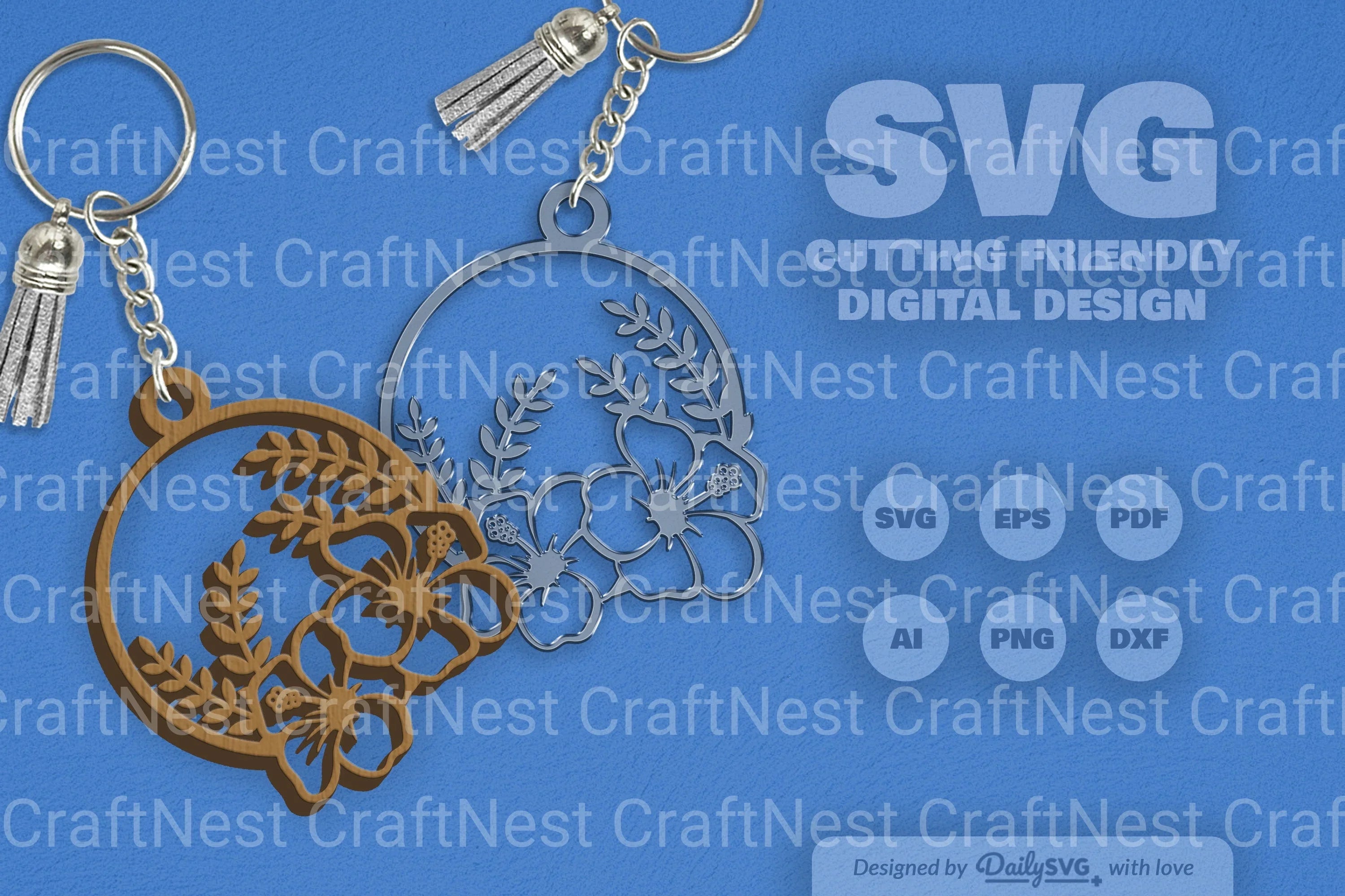 Hibiscus Flower SVG Bundle