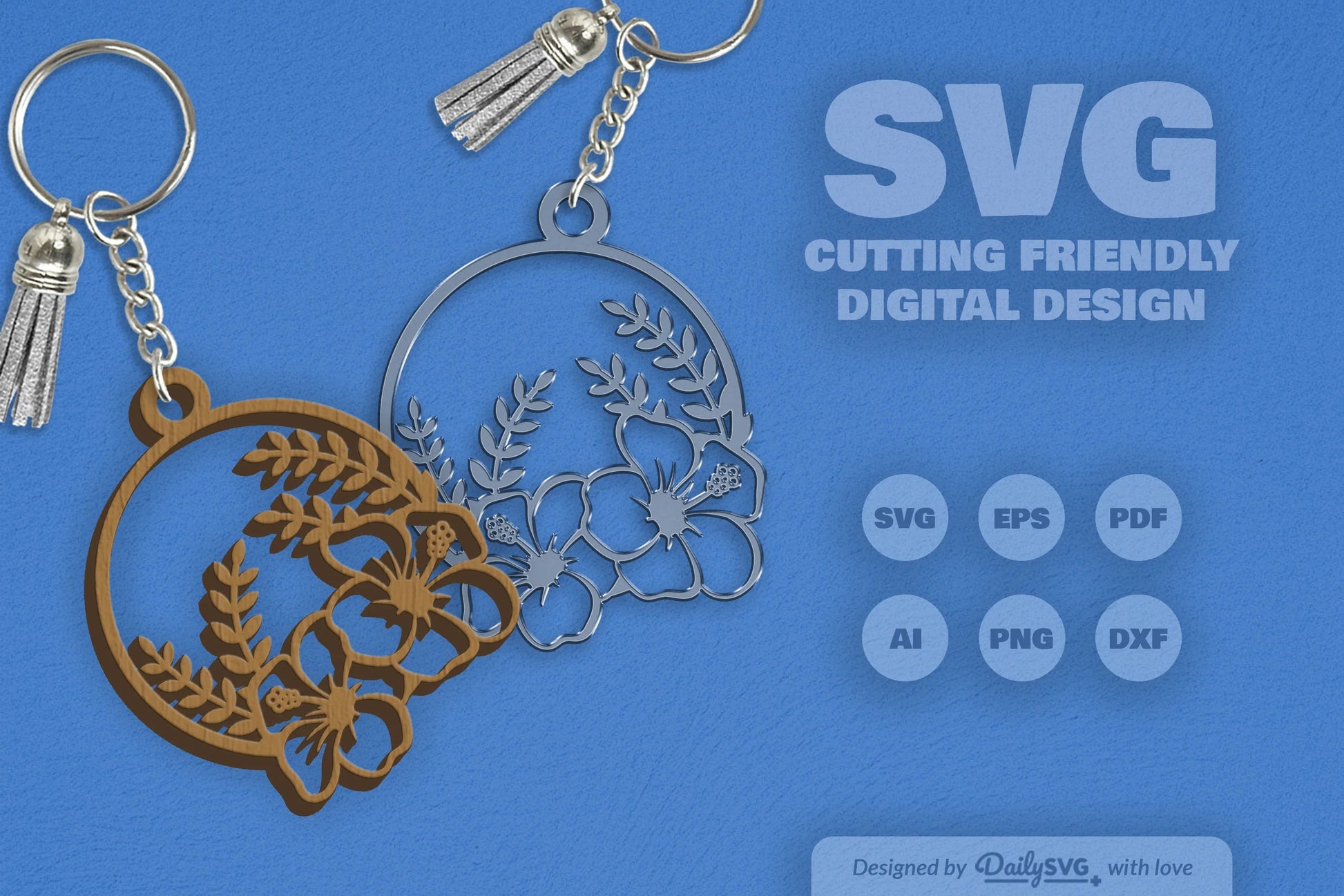 Hibiscus Flower SVG Bundle 1 - CraftNest - Digital Crafting and Art