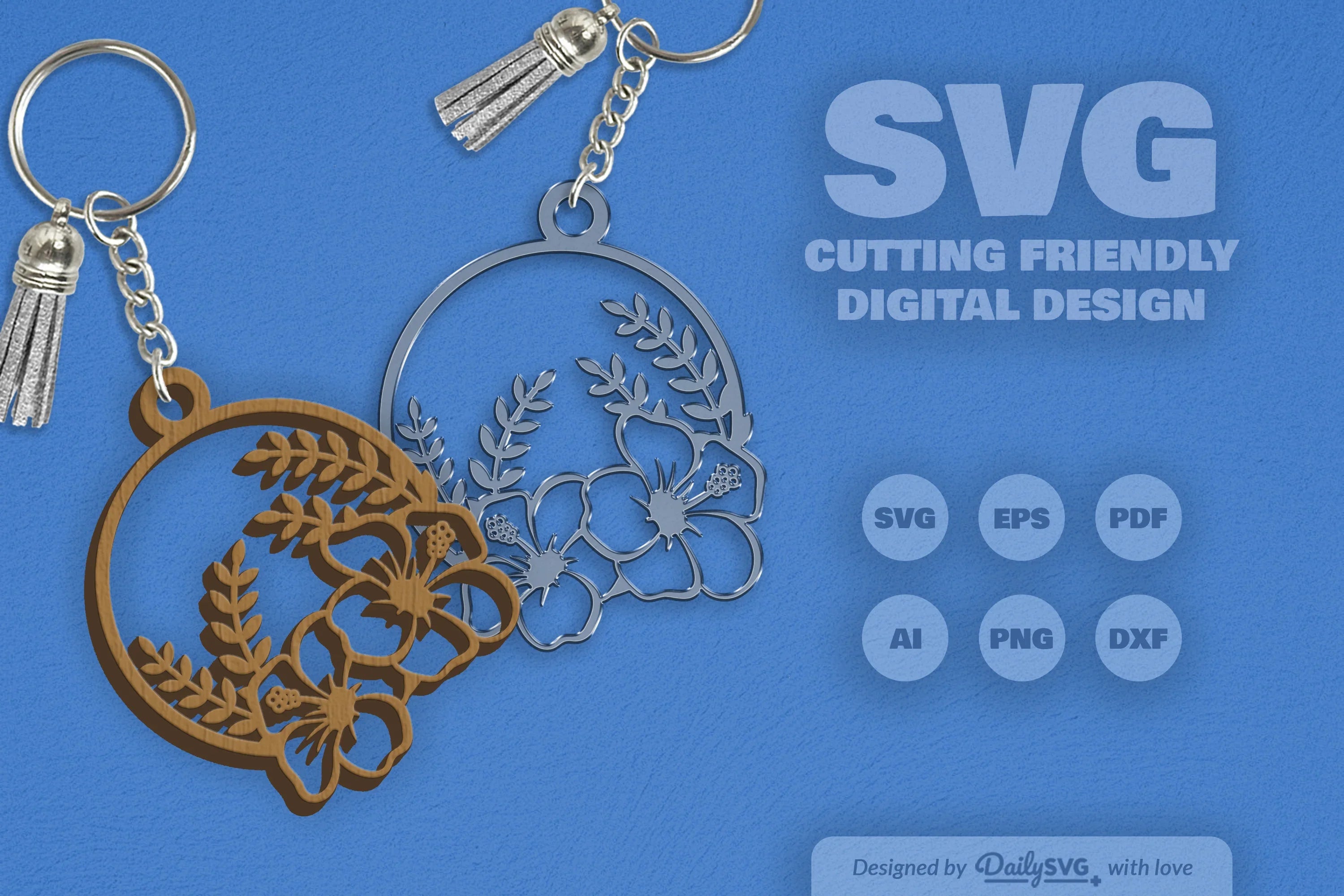Hibiscus Flower SVG Bundle 1 - CraftNest - Digital Crafting and Art