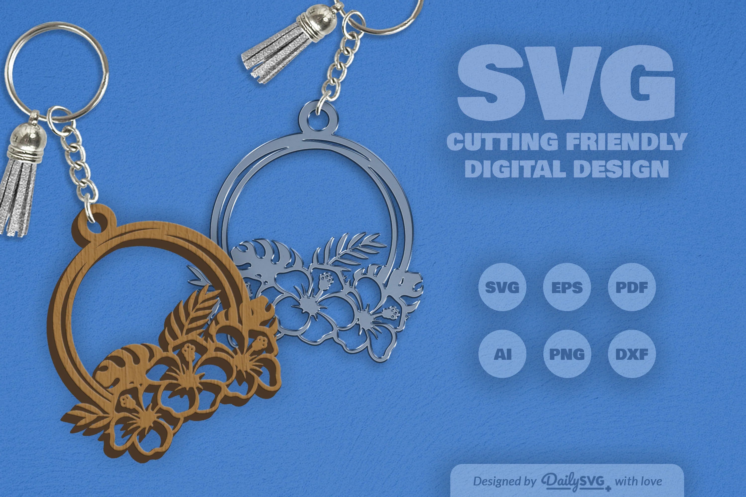 Hibiscus Flower SVG Bundle 2 - CraftNest - Digital Crafting and Art
