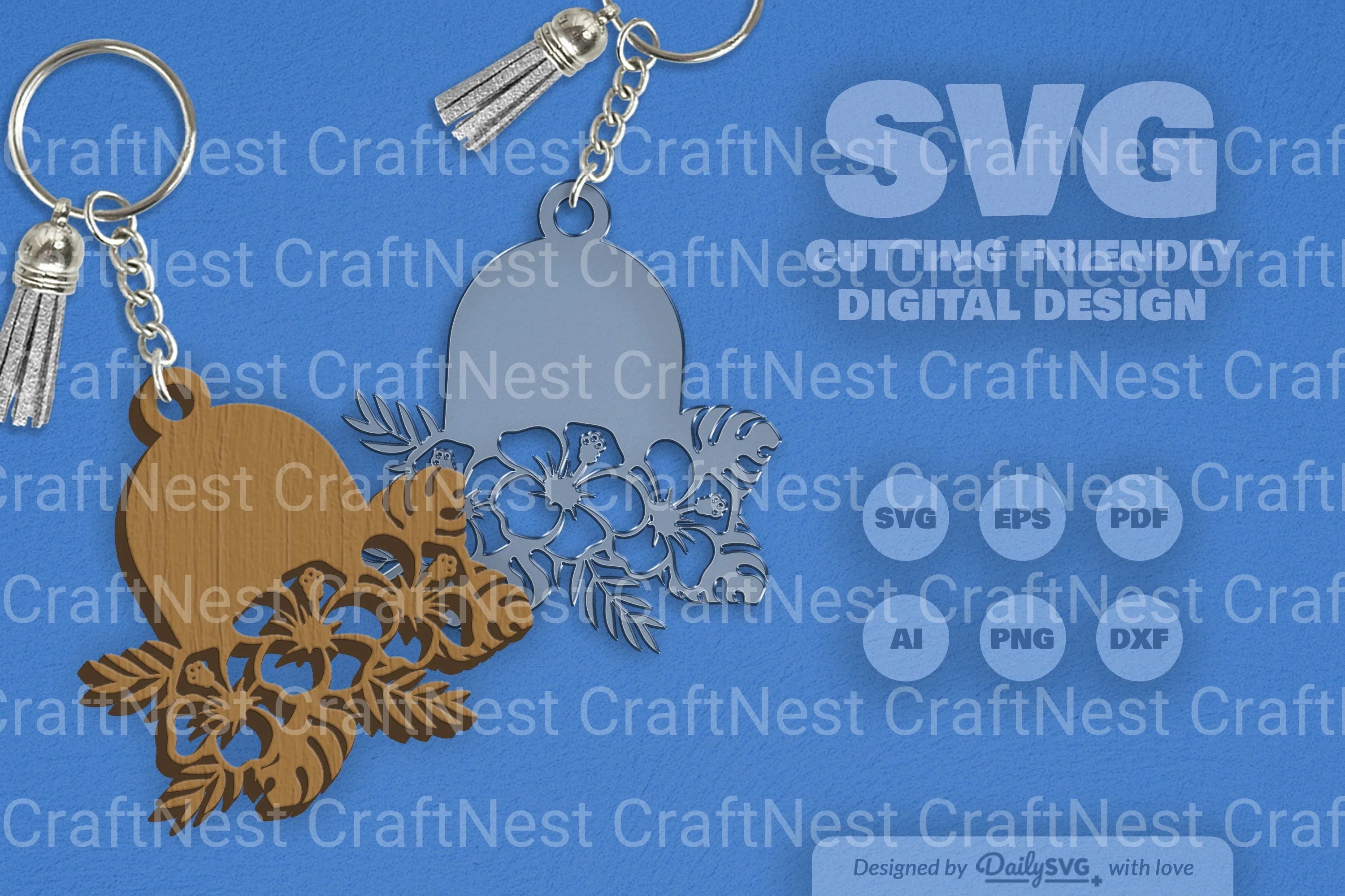 Hibiscus Flower SVG Bundle