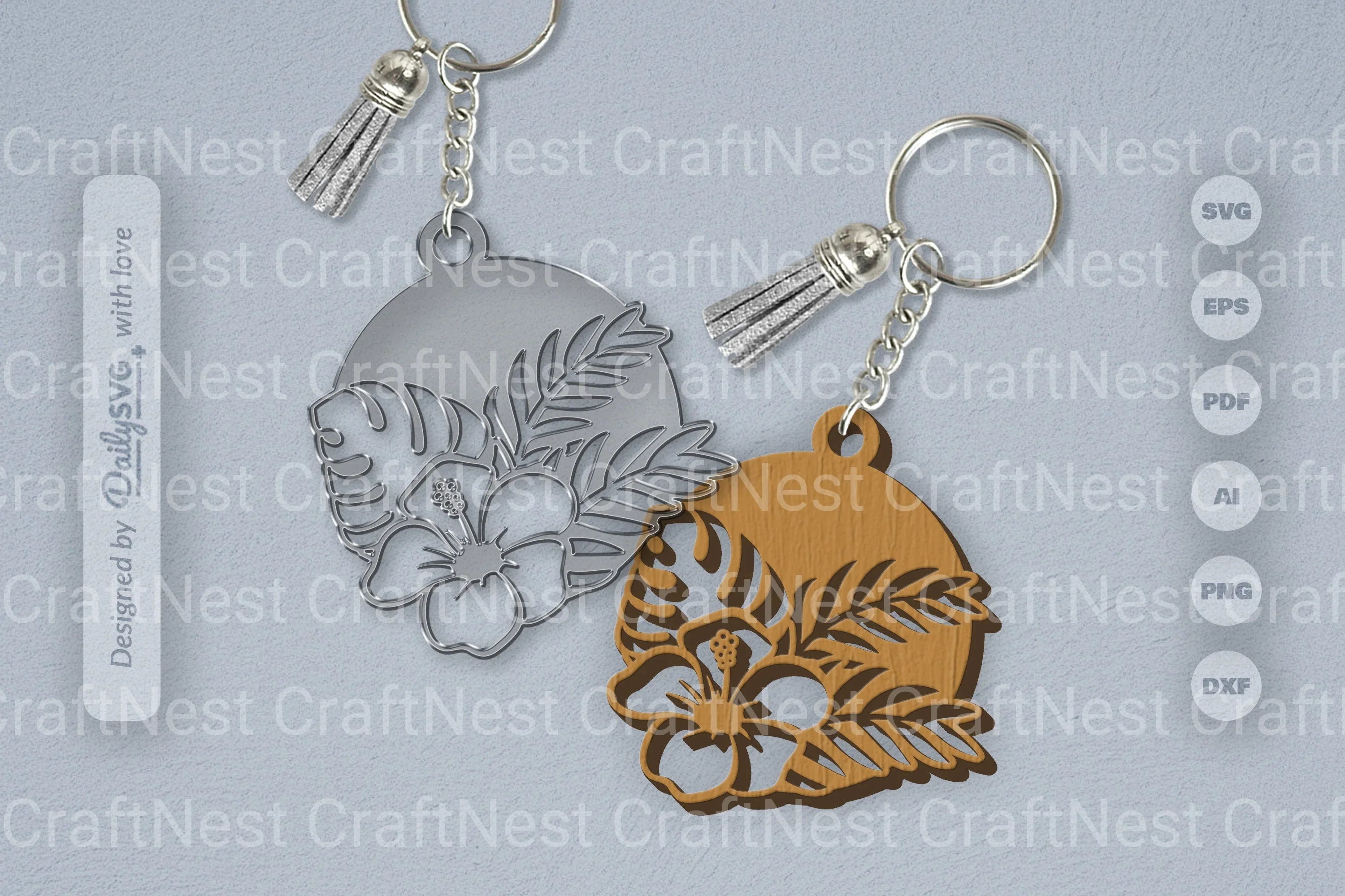 Hibiscus Flower SVG Bundle