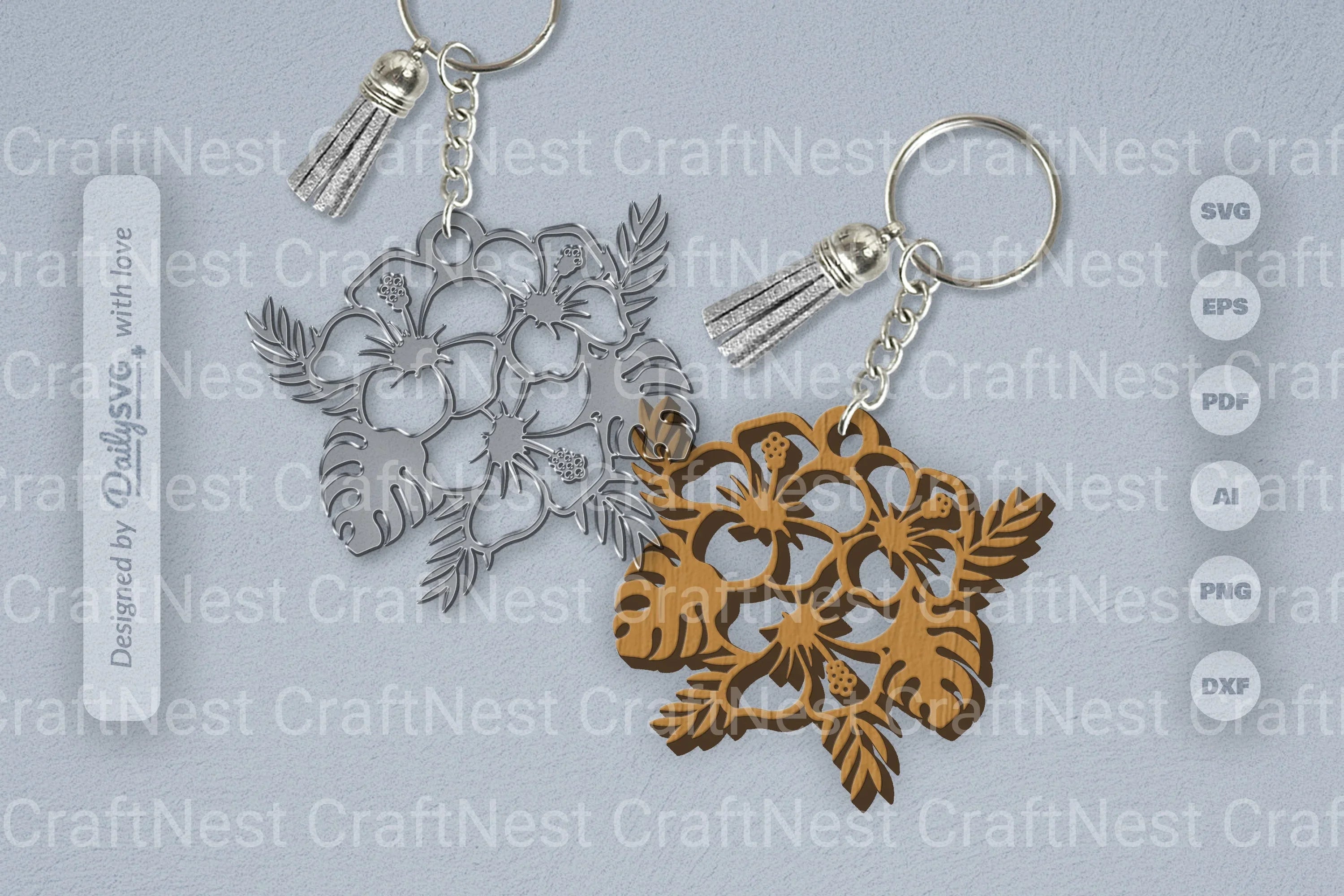 Hibiscus Flower SVG Bundle