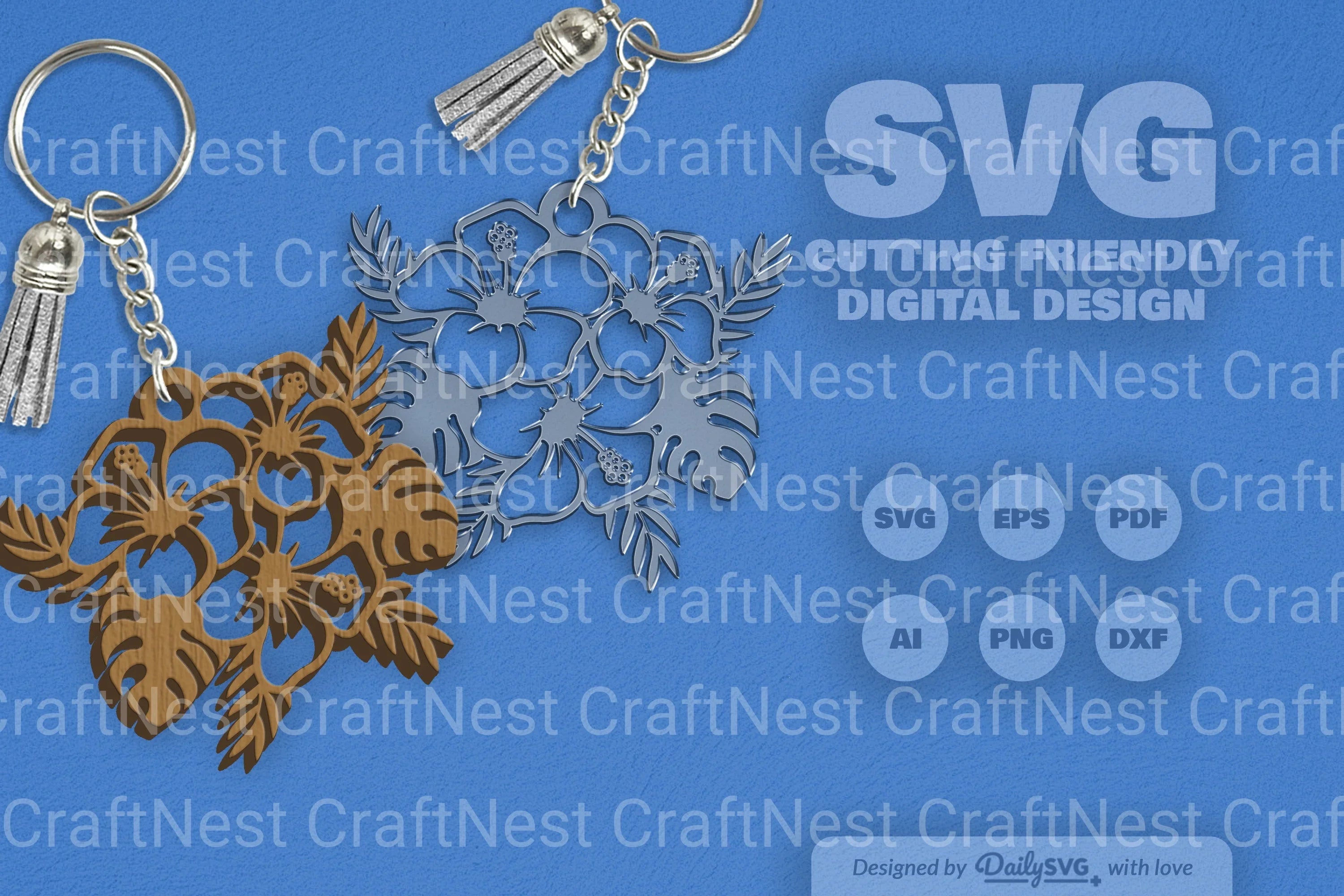 Hibiscus Flower SVG Bundle