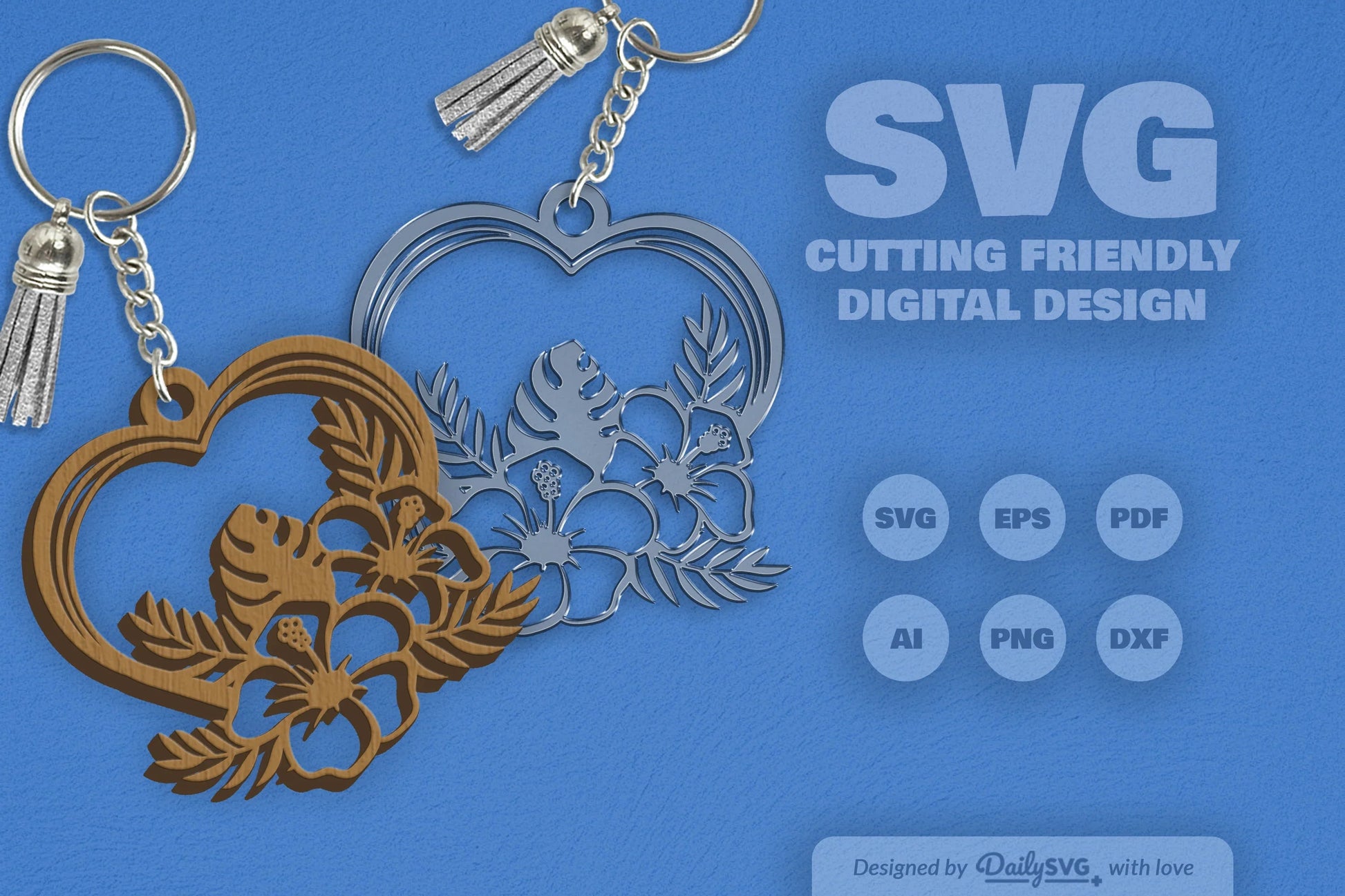 Hibiscus Flower SVG Bundle 8 - CraftNest - Digital Crafting and Art