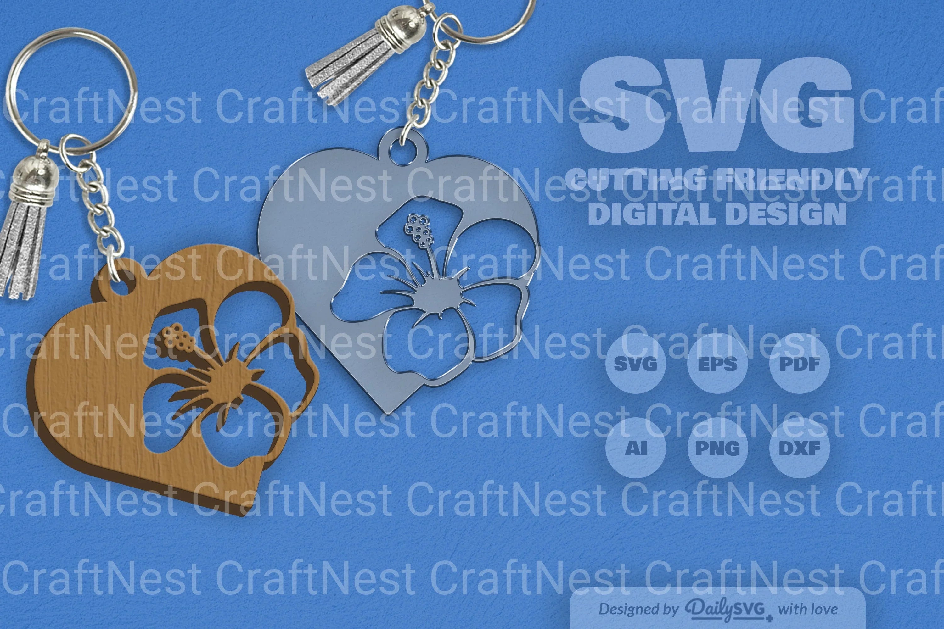 Hibiscus Flower SVG Bundle