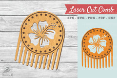 Hibiscus Flower Laser Cut Comb Clipart Bundle - CraftNest - Digital Crafting and Art