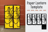 Hibiscus Flower Papercut Lantern Template Bundle