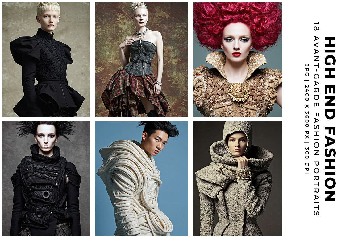 High-End Fashion - Stock Images - CraftNest - Digital Crafting and Art