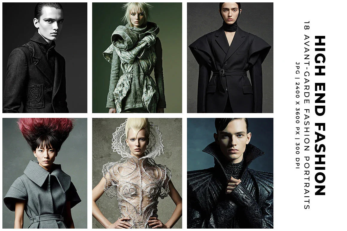 High-End Fashion - Stock Images - CraftNest - Digital Crafting and Art