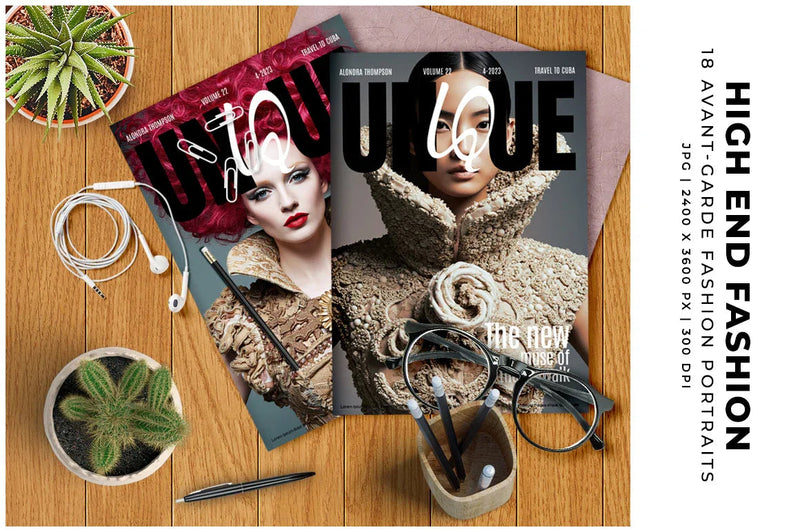 High-End Fashion - Stock Images - CraftNest - Digital Crafting and Art