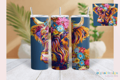 Highland Cow Tumbler Wrap Bundle - CraftNest - Digital Crafting and Art