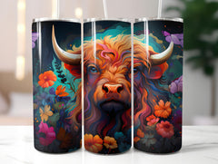 Highland Cow 2 Tumbler Wrap - CraftNest