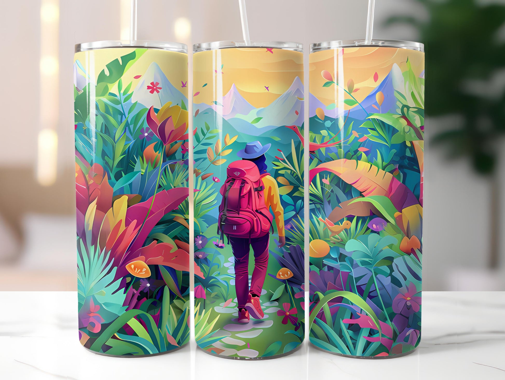 Hiking 2 Tumbler Wrap - CraftNest - Digital Crafting and Art