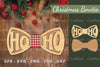 Ho Ho Ho Laser Cut Bowtie Clipart Bundle