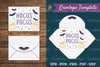 Hocus Pocus Envelope Template SVG Bundle
