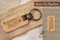 Hocus Pocus Laser Cut Keychain Design Bundle - CraftNest - Digital Crafting and Art