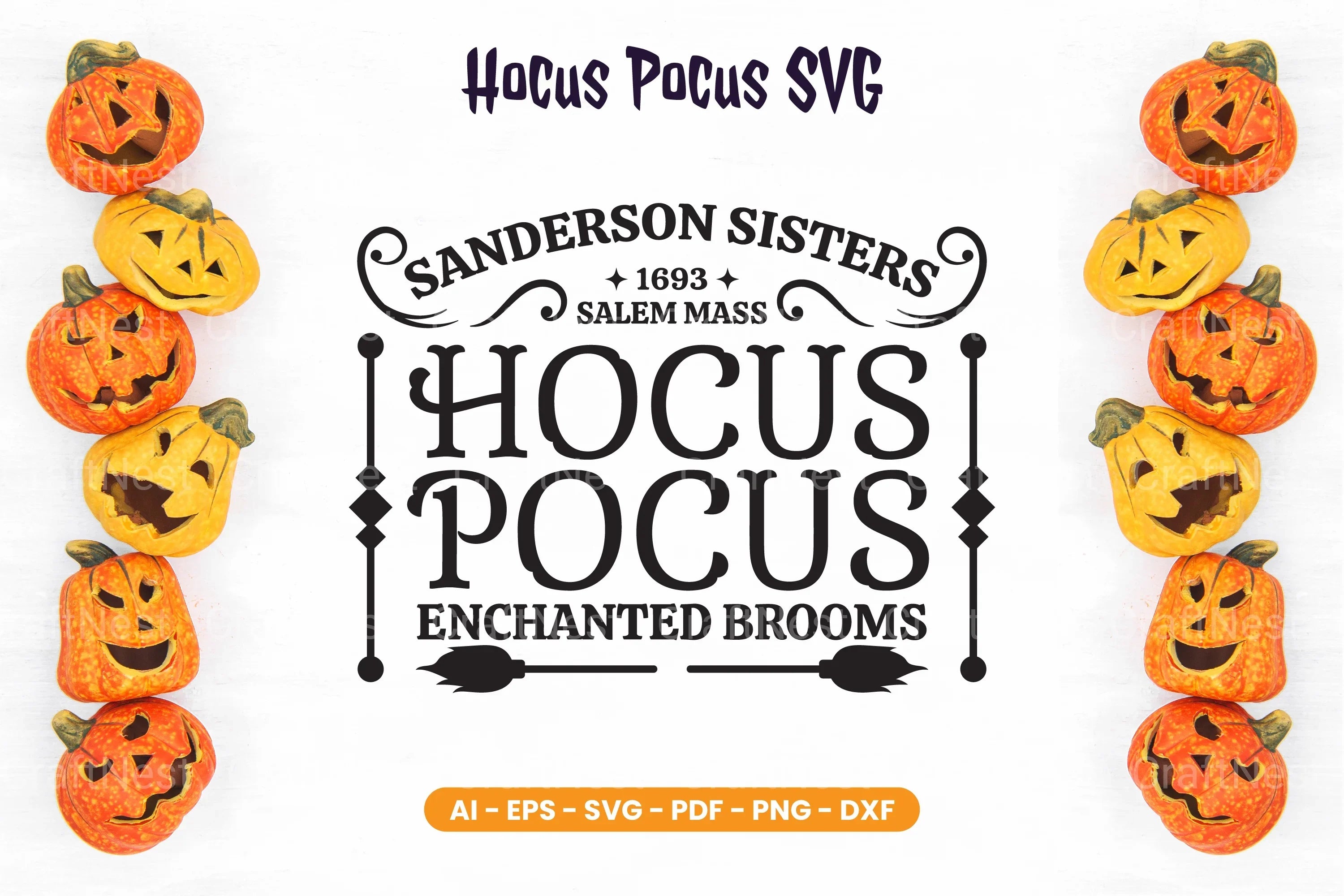 Hocus Pocus SVG Bundle - CraftNest - Digital Crafting and Art