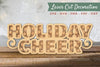 Holiday Cheer 3D Lasercut Decoration Clipart Bundle