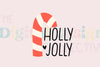 Holly Jolly Candy Cane T-Shirt Design Bundle