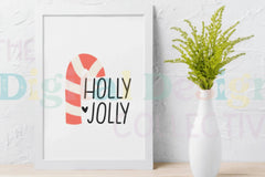 Holly Jolly Candy Cane T-Shirt Design Bundle - CraftNest - Digital Crafting and Art