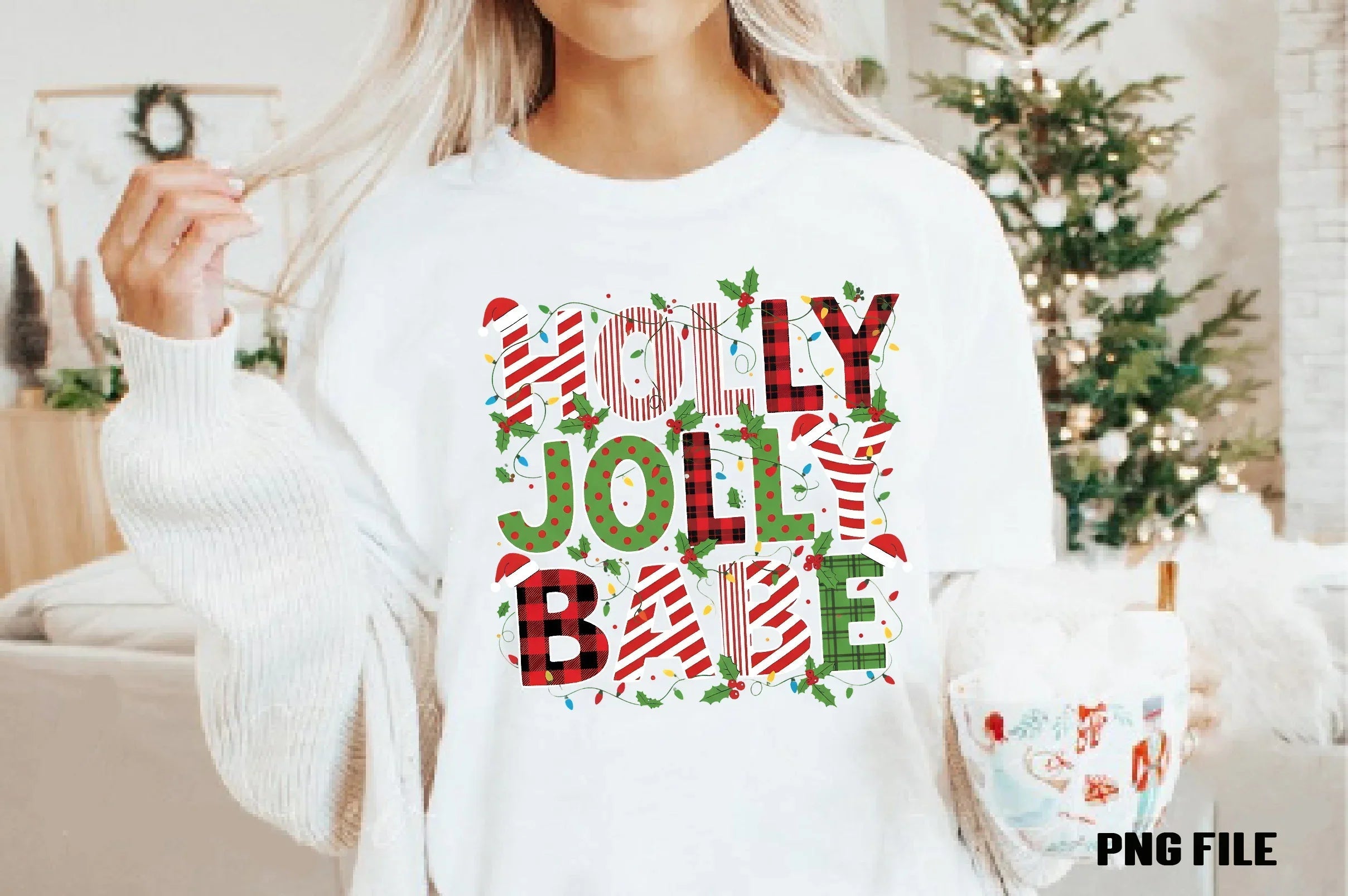 Holly Jolly Christmas Babe Clipart Bundle - CraftNest - Digital Crafting and Art