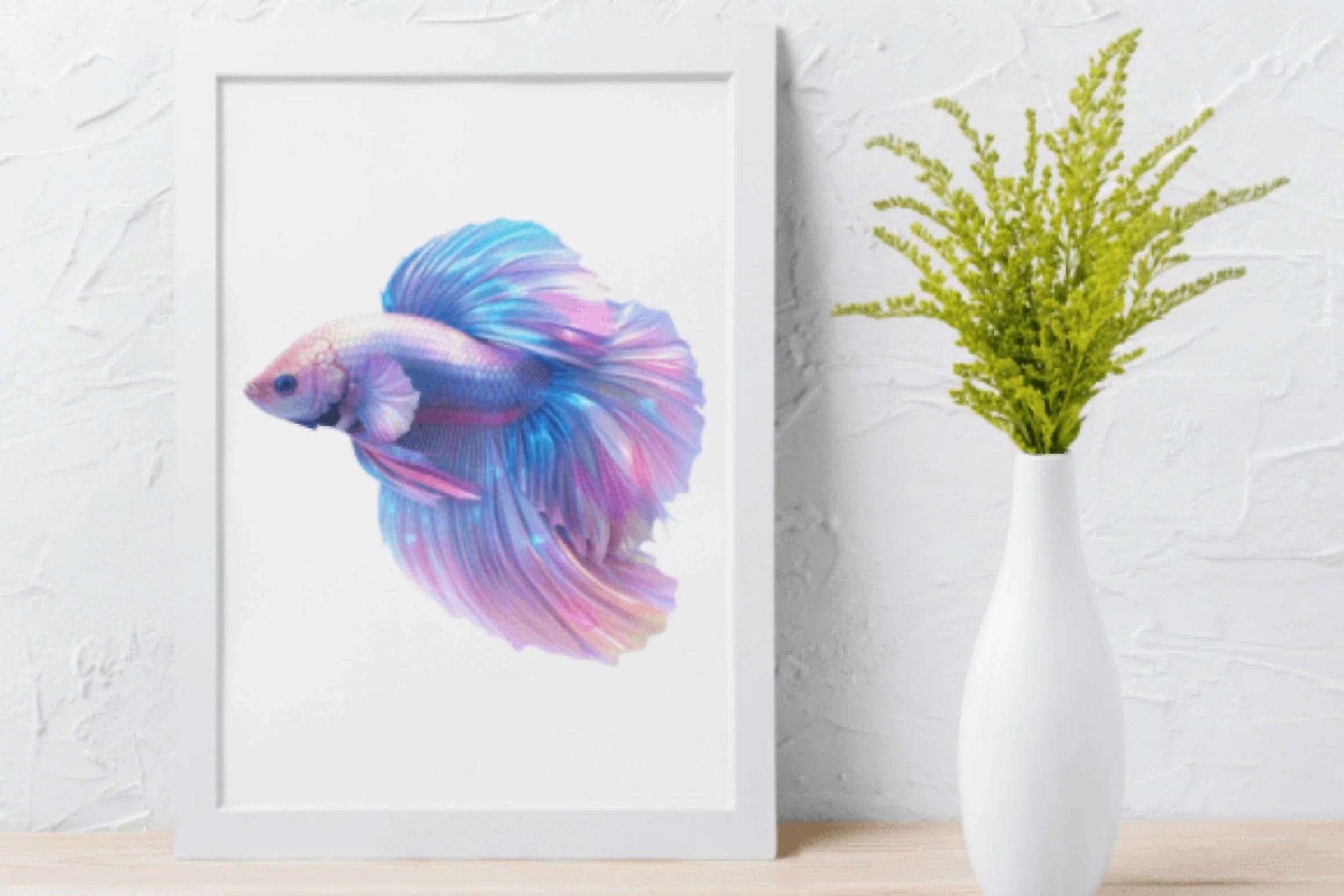 Holographic Beta Fish Clipart Bundle - CraftNest - Digital Crafting and Art