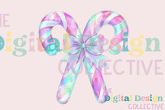 Pink Hollow Candy Canes Clipart Bundle - CraftNest - Digital Crafting and Art