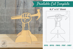 Home Repair Printable Cut Template Bundle - CraftNest - Digital Crafting and Art