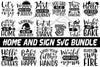Home & Sign SVG Bundle