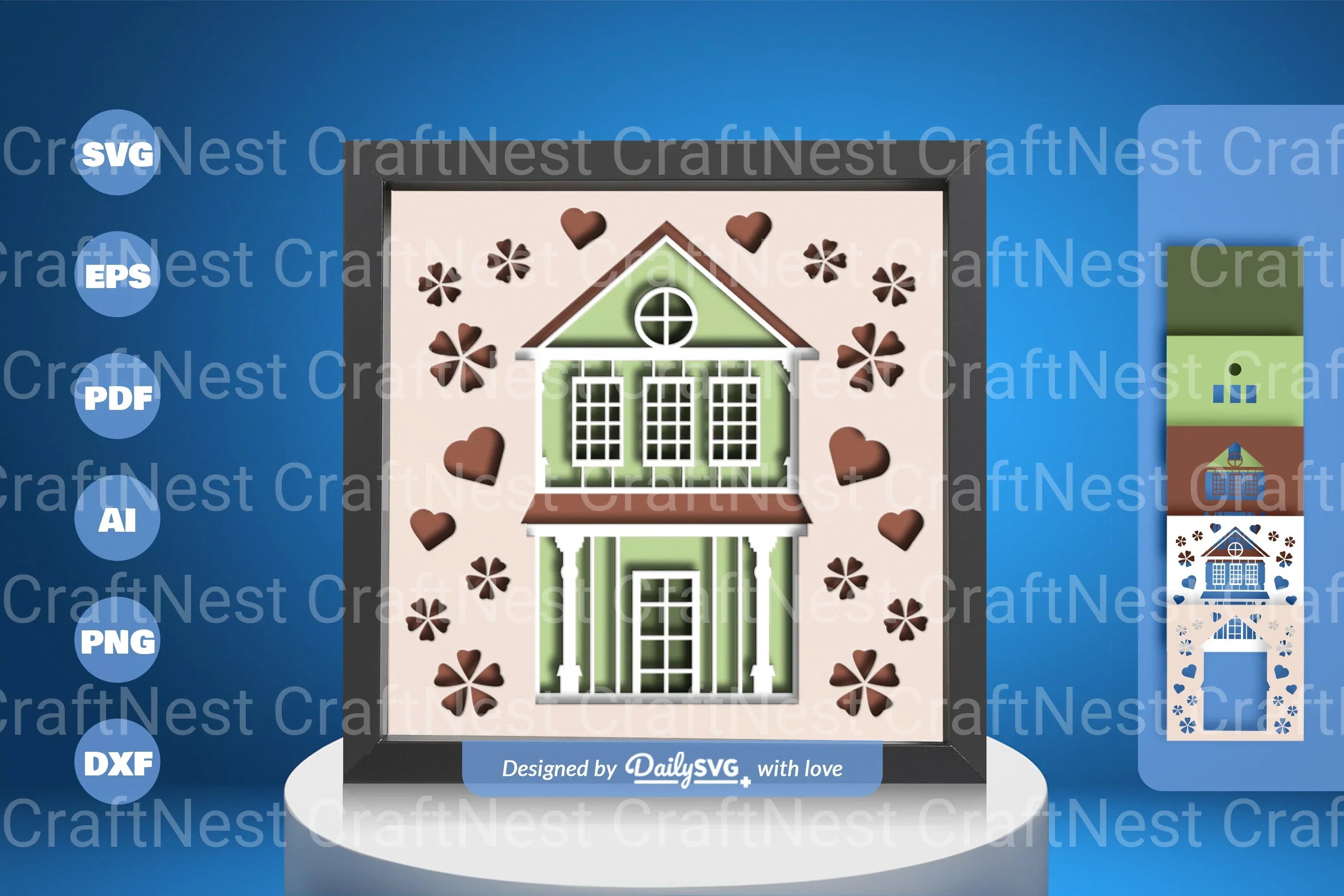 Home Sweet Papercut SVG Bundle