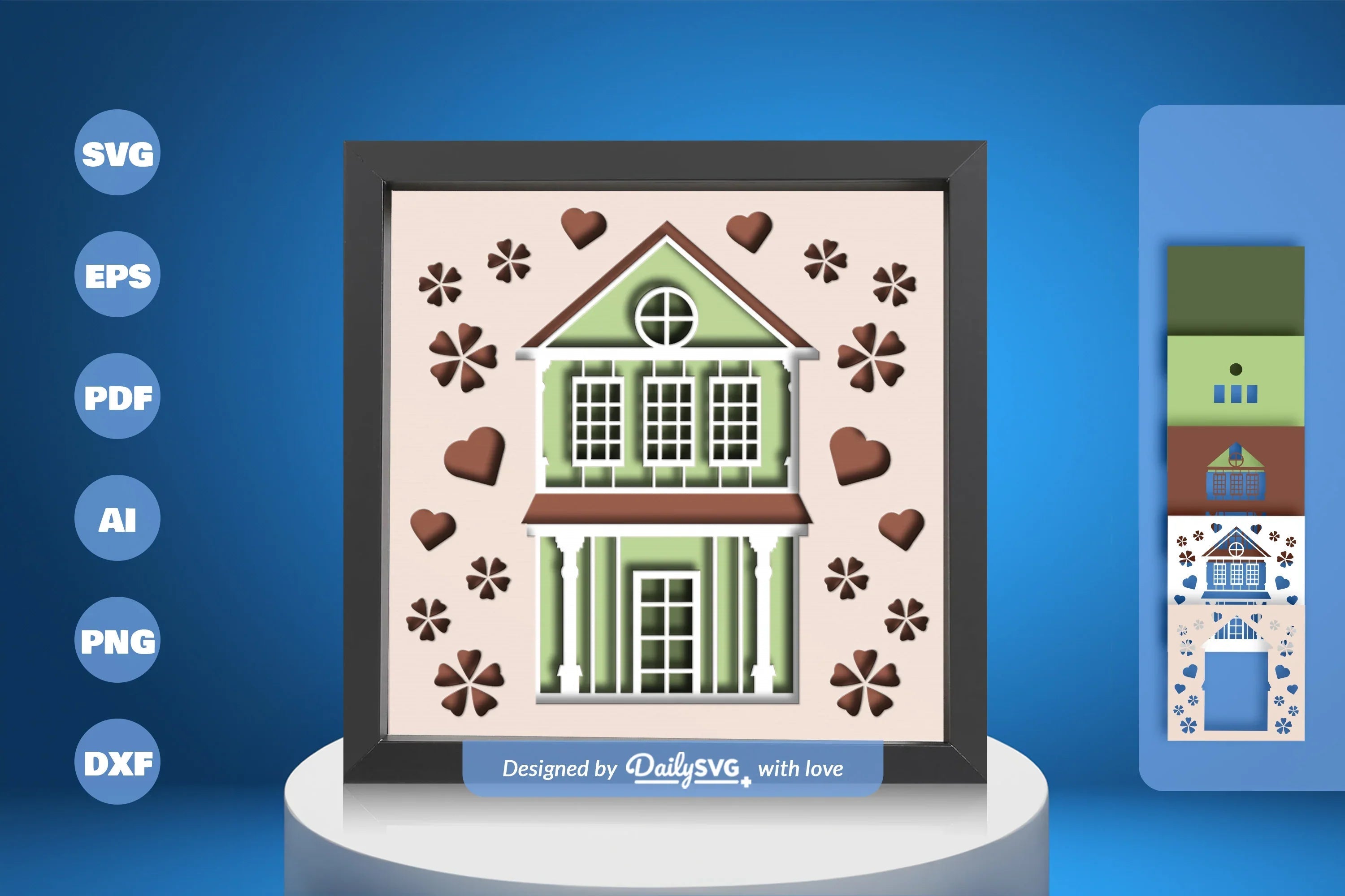 Home Sweet Papercut SVG Bundle - CraftNest - Digital Crafting and Art