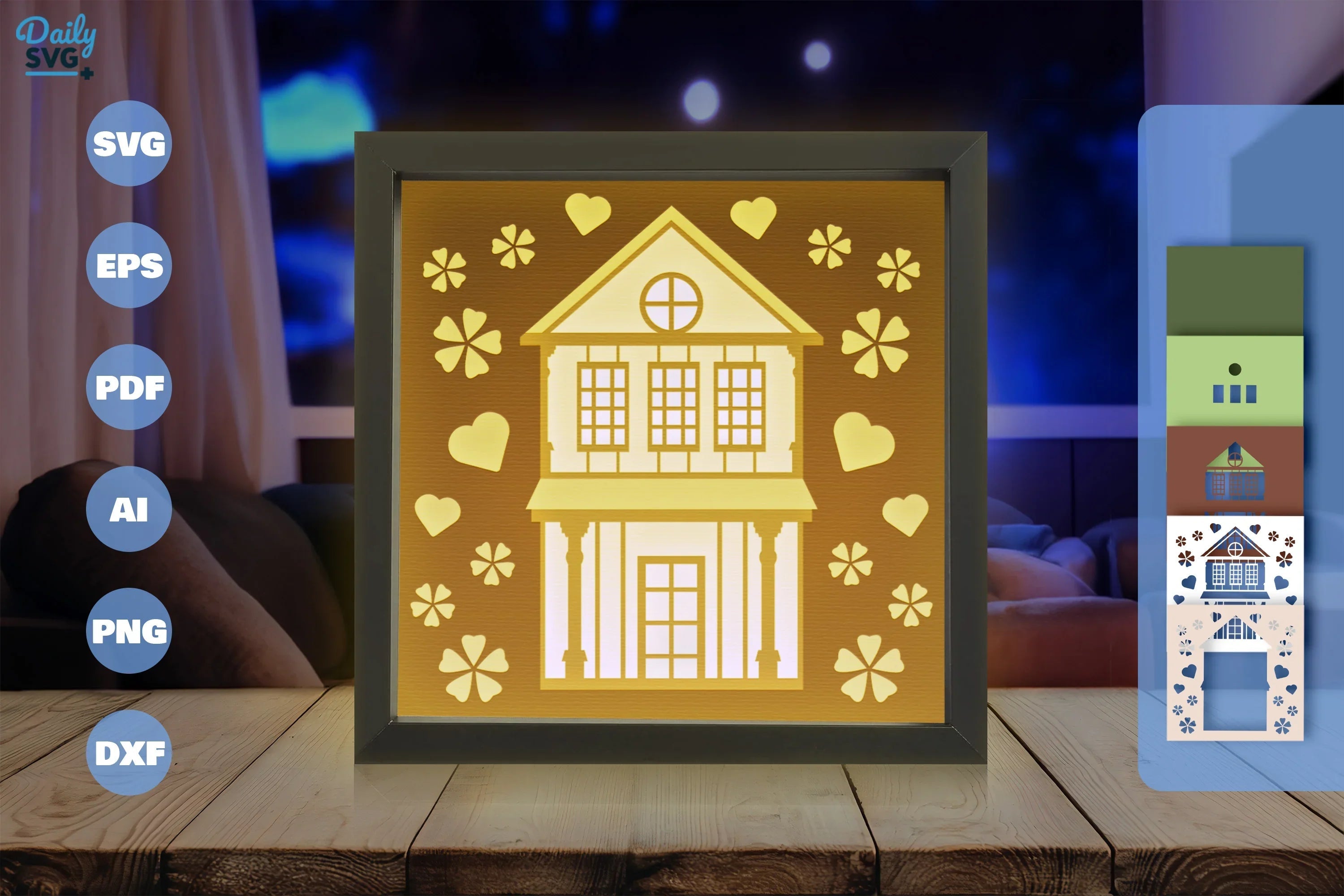 Home Sweet Papercut SVG Bundle - CraftNest - Digital Crafting and Art