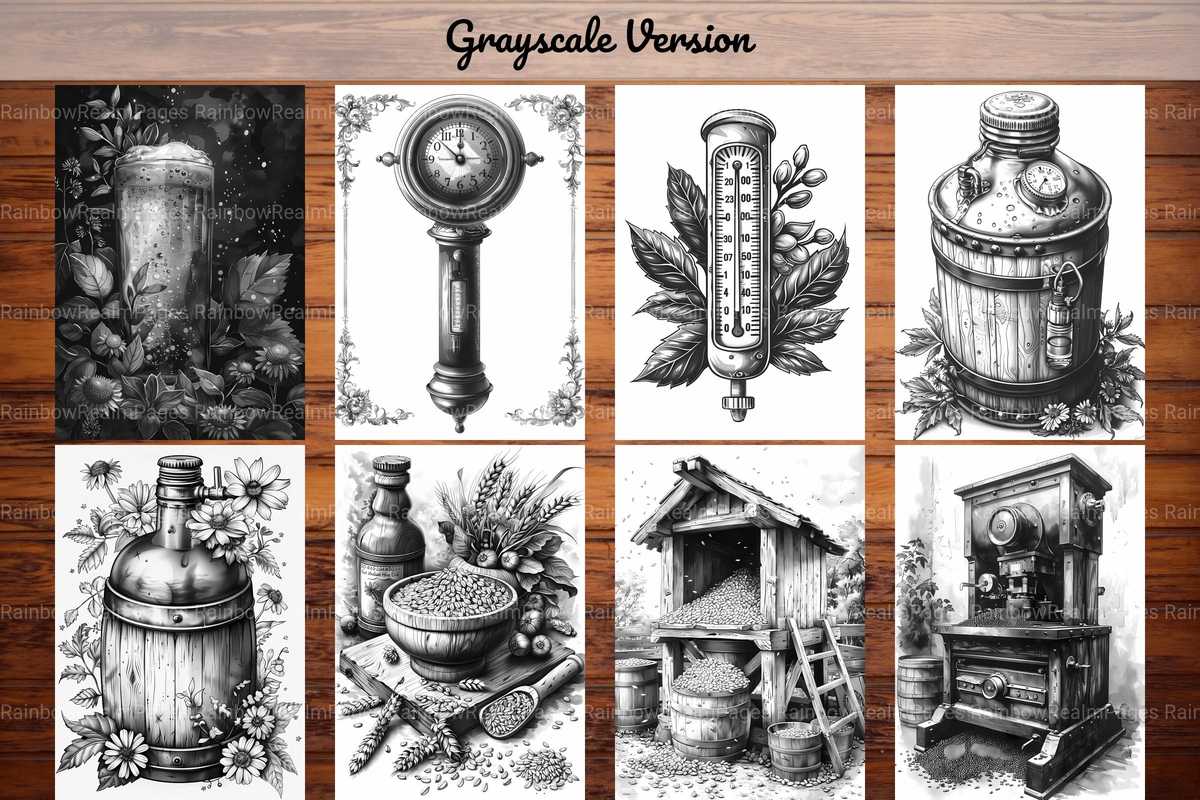 Homebrewing Coloring Books - CraftNest - Digital Crafting and Art