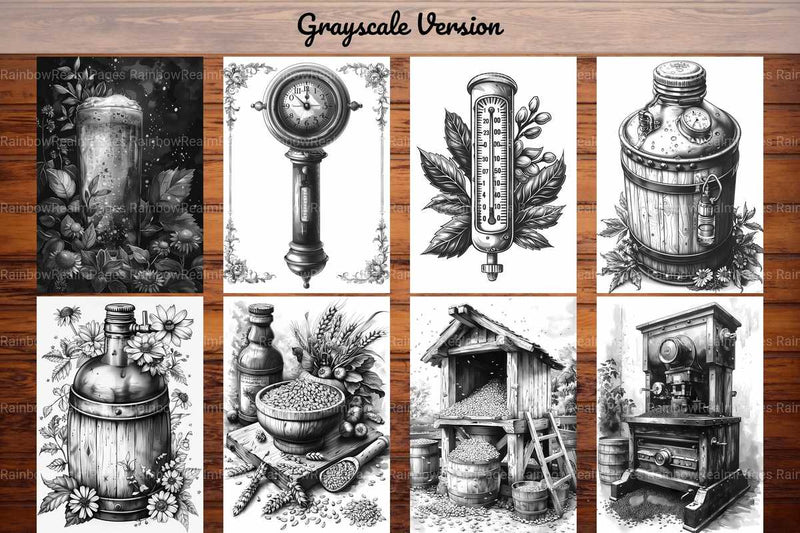 Homebrewing Coloring Books - CraftNest - Digital Crafting and Art