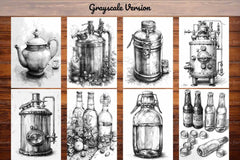 Homebrewing Coloring Books - CraftNest - Digital Crafting and Art