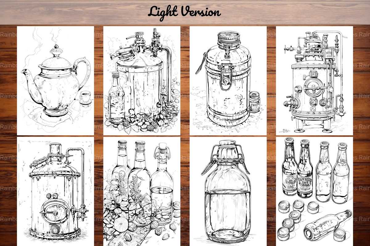 Homebrewing Coloring Books - CraftNest - Digital Crafting and Art