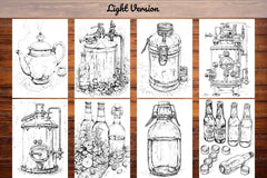 Homebrewing Coloring Books - CraftNest - Digital Crafting and Art