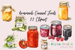 Ultimate Homemade Canned Foods Clipart Bundle - CraftNest - Digital Crafting and Art