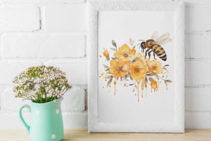 Honey Bee Clipart Bundle - CraftNest - Digital Crafting and Art