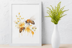Honey Bee Clipart Bundle - CraftNest - Digital Crafting and Art