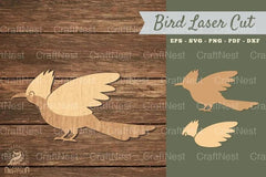 Hoopoe Bird Laser Cut Decoration Clipart Bundle - CraftNest - Digital Crafting and Art
