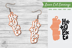 Hope Laser Cut Earrings Clipart Bundle - CraftNest - Digital Crafting and Art